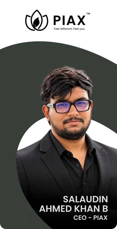 Salaudin Ahmed Khan B, CEO at PIAX